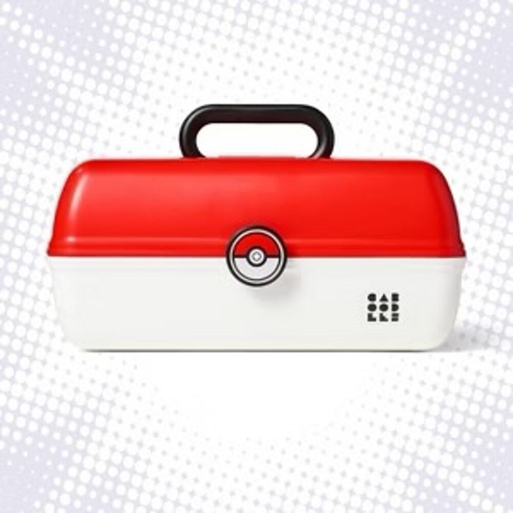 Caboodles Makeup Case Red/White - Pokémon Center x Target Exclusive New
